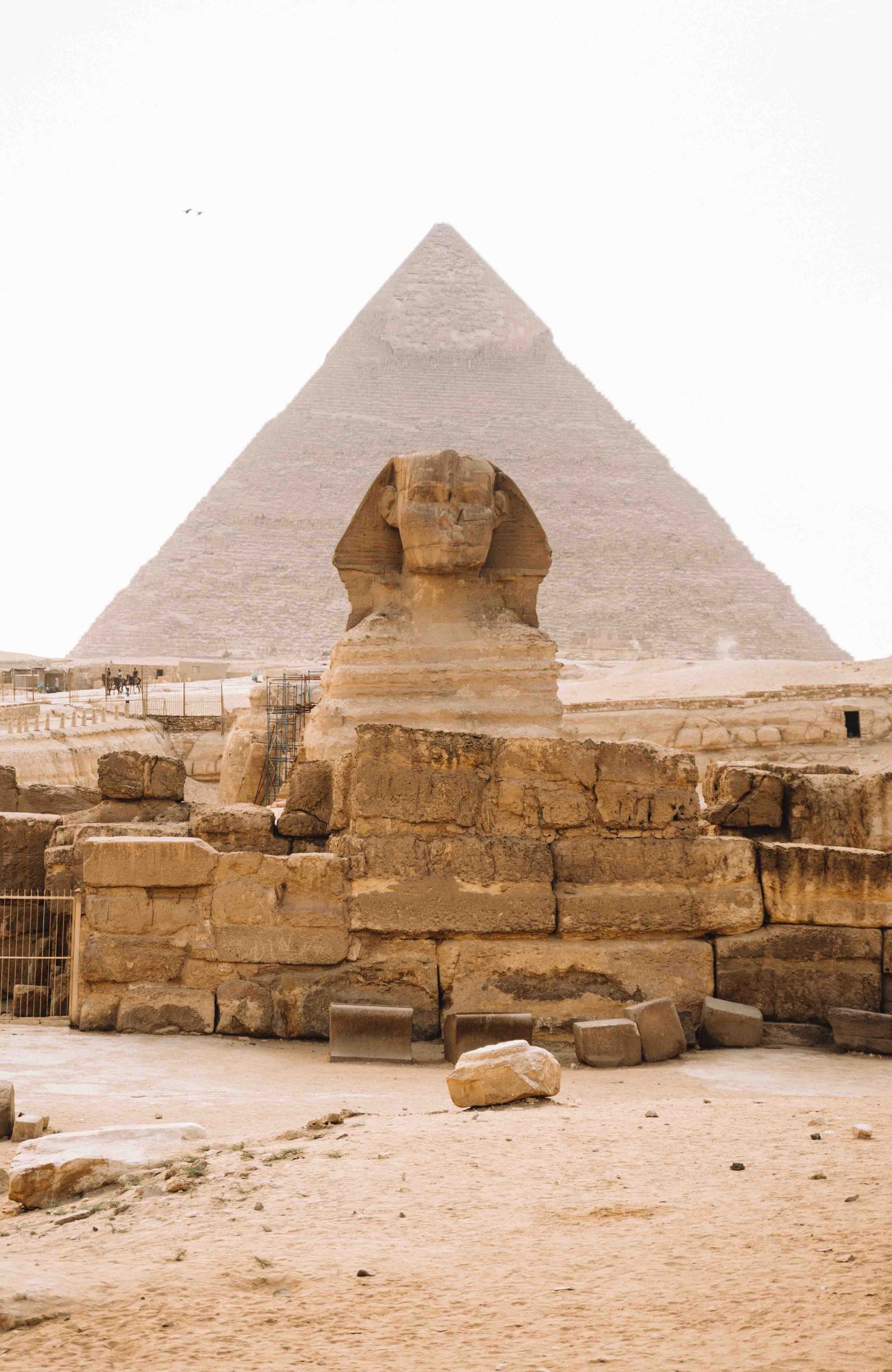 topo da Grande Pirâmide de Gizé em fotos